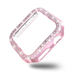 더블 로우 다이아몬드 PC 보호 케이스, Apple Watch 시리즈 6 / 5 / 4 / SE 2025 / 2023 / 2022 40mm용, Apple Watch 시리즈 3 & 2 & 1 42mm용