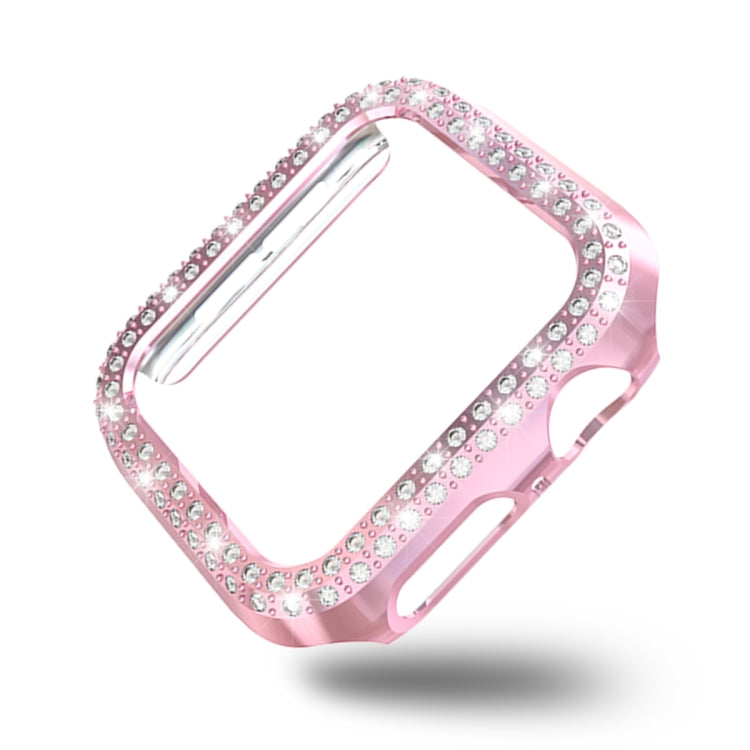 더블 로우 다이아몬드 PC 보호 케이스, Apple Watch 시리즈 6 / 5 / 4 / SE 2025 / 2023 / 2022 40mm용, Apple Watch 시리즈 3 & 2 & 1 42mm용