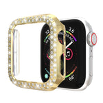 더블 로우 다이아몬드 PC 보호 케이스, Apple Watch 시리즈 6 / 5 / 4 / SE 2025 / 2023 / 2022 40mm용, Apple Watch 시리즈 3 & 2 & 1 42mm용
