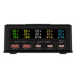 868H 6-in-1 160W 3 PD Type-C + 2 QC3.0 USB 포트 멀티 포트 충전기, 868H