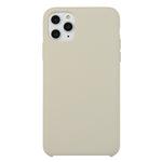 For iPhone 11 Solid Color Solid Silicone  Shockproof Case (Hibiscus Pink), For iPhone 11 Pro