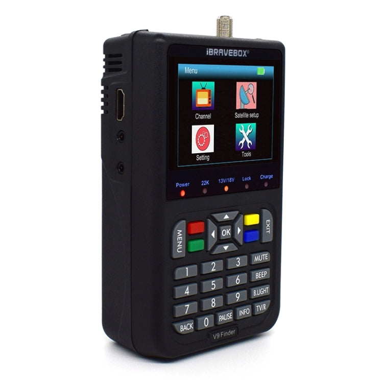iBRAVEBOX V9 파인더 디지털 위성 신호 파인더 미터, EU 플러그, AU 플러그, UK 플러그