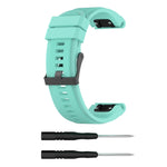 For Garmin Fenix 5X (26mm) Fenix3 / Fenix3 HR Silicone Replacement Wrist Strap Watchband