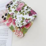 Water Sticker Flower Pattern PC Phone Case, For iPhone 13 Pro Max, For iPhone 13 Pro, For iPhone 13, For iPhone 13 mini
