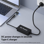 65W DC 입력 to USB-C / 타입-C PD 전원 어댑터, 7.9x0.9mm, 7.4x0.6mm, 레노버 스퀘어 포트용, 6.5x1.4mm, 6.3x3.0mm, 5.5x2.5mm, 5.5x2.1mm, 5.5x1.7mm, 5.5x1.0mm, 4.8x1.7mm, 4.0x1.7mm, 4.0x13.5mm, 4.5x0.6mm, 3.5x1.35mm, 2.5x0.7mm, 6.0x3.7mm, 3.0x1.1mm