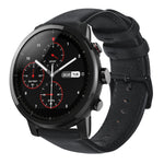 오일 왁스 천연 가죽 시계 밴드, 아마즈핏 GTR 47mm / 페이스 / 스트라토스용, 아마즈핏 2 스트라토스용, 틱워치 프로 / E2 / S2용, 페블 1세대용, 페블 타임용