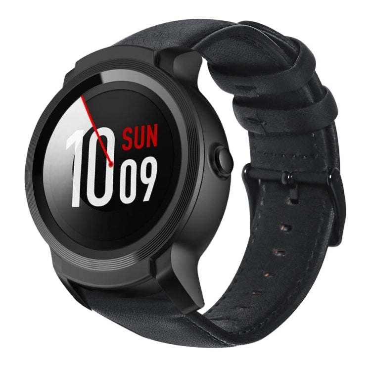 오일 왁스 천연 가죽 시계 밴드, 아마즈핏 GTR 47mm / 페이스 / 스트라토스용, 아마즈핏 2 스트라토스용, 틱워치 프로 / E2 / S2용, 페블 1세대용, 페블 타임용