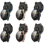 PC + Tempered Glass Film Integrated Watch Protective Case, For Garmin Forerunner 265, For Garmin Forerunner 265S