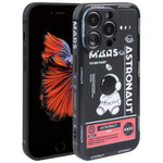 Astronaut Pattern Silicone Straight Edge Phone Case, For iPhone 6 / 6s, For iPhone 6 Plus / 6s Plus