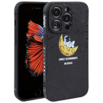 Astronaut Pattern Silicone Straight Edge Phone Case, For iPhone 6 / 6s, For iPhone 6 Plus / 6s Plus