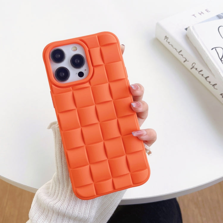 3D Cube Weave Texture Skin Feel Phone Case, For iPhone 13, For iPhone 12 Pro Max, For iPhone 12 Pro