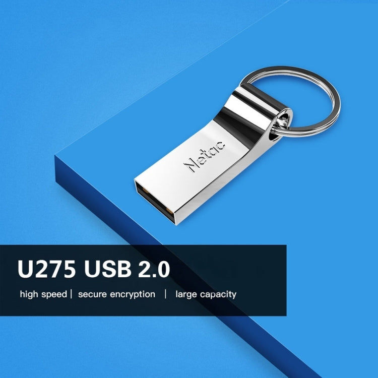 Netac U275 64GB USB 2.0 보안 암호화 알루미늄 합금 U 디스크, 64GB