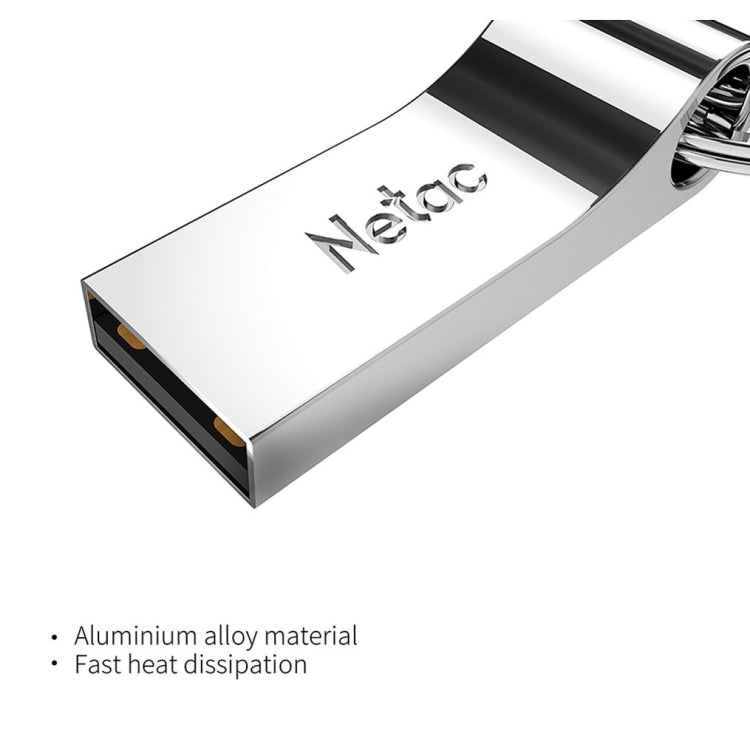 Netac U275 64GB USB 2.0 보안 암호화 알루미늄 합금 U 디스크, 64GB