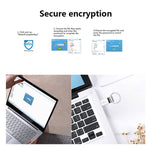 Netac U275 64GB USB 2.0 보안 암호화 알루미늄 합금 U 디스크, 64GB