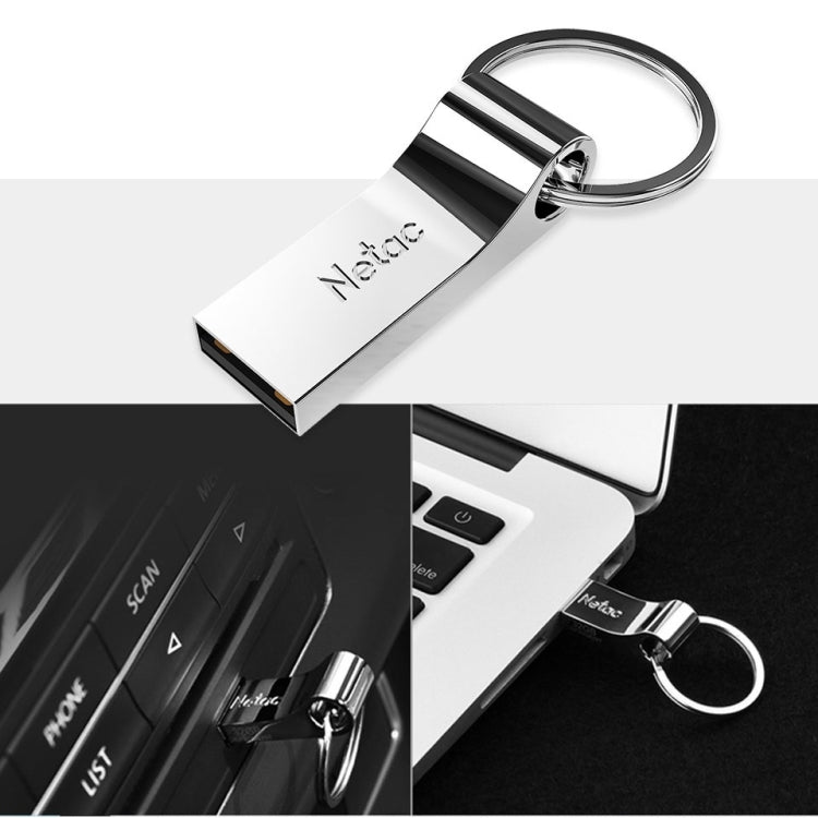 Netac U275 64GB USB 2.0 보안 암호화 알루미늄 합금 U 디스크, 64GB