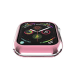 도금 TPU 원형 구멍 홀로우 보호 케이스, Apple Watch 시리즈 6 / 5 / 4 / SE 2025 / 2023 / 2022 40mm용, Apple Watch 시리즈 3 & 2 & 1 42mm용