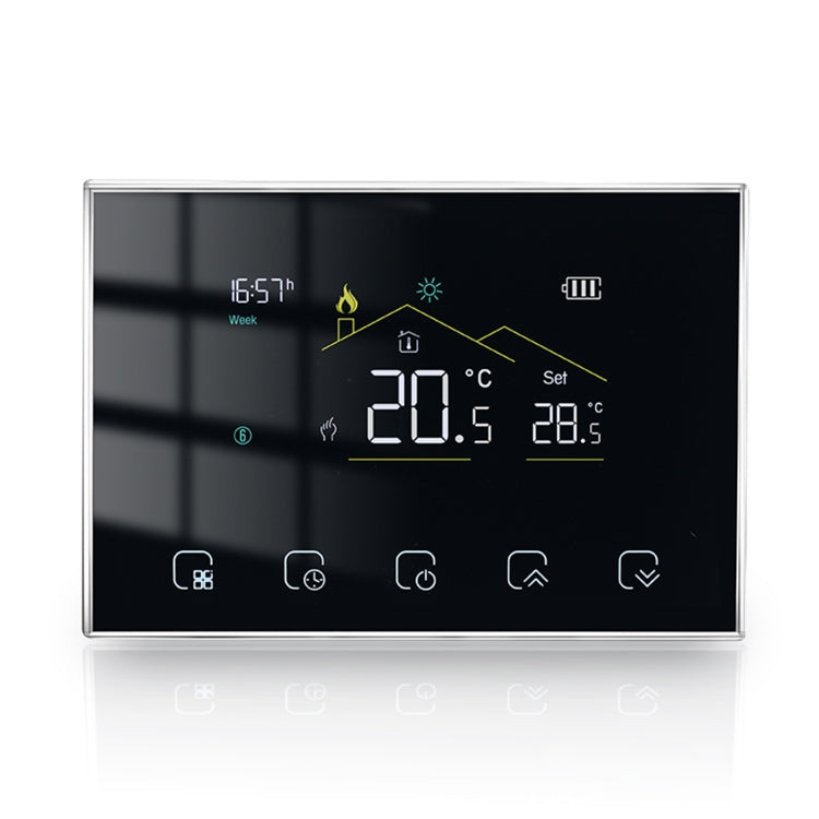 BHT-8000RF-VA- GBCW 무선 스마트 LED 스크린 온도조절기 WiFi 포함, 사양: 전기 / 보일러 난방, 전기 난방, 전기 보일러 난방, 보일러 난방, 온수 난방, 수력 전기 난방, 온수 보일러 난방