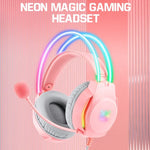 X26 USB+3.5mm RGB 유선 게이밍 헤드셋, X26