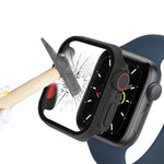 Film PC Watch Case with Detachable Button, For Apple Watch Series 9 / 8 / 7 41mm, For Apple Watch Series SE 2025 / SE 2 / 6 / SE / 5 / 4 40mm, For Apple Watch SE 2025 / SE 2 / 6 / SE / 5 / 4 40mm                                                         ...