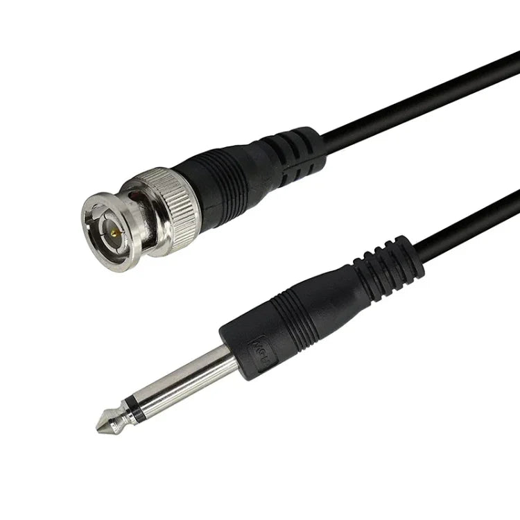 BNC 수컷 투 6.35mm 플러그 연결 케이블, 1m, 2m, 3m