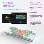 AULA F3261 Type-C 유선 핫스왑 61키 RGB 기계식 키보드