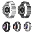 플랫 버클 티타늄 합금 시계줄, 애플 워치 Ultra 49mm / 시리즈 8&7 45mm / SE 2&6&SE&5&4 44mm / 3&2&1 42mm용, 애플 워치 시리즈 8&7 41mm / SE 2&6&SE&5&4 40mm / 3&2&1 38mm용