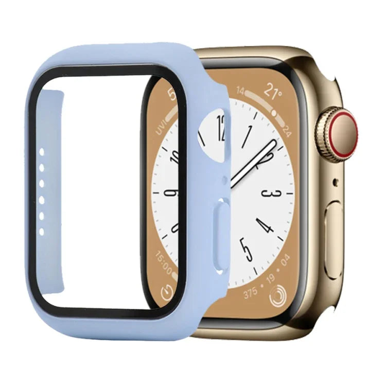 Shockproof PC+Tempered Glass Watch Protective Case, For Apple Watch Series 9 / 8 / 7 41mm, For Apple Watch Series 9 / 8 / 7 45mm