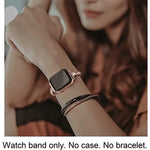 스테인리스 스틸 브레이슬릿 시계 밴드, Apple Watch Ultra 49mm / 시리즈 8&7 45mm / SE 2&6&SE&5&4 44mm / 3&2&1 42mm용, Apple Watch 시리즈 8&7 41mm / SE 2&6&SE&5&4 40mm / 3&2&1 38mm용