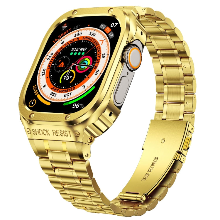 금속 일체형 시계 보호 케이스, Apple Watch 시리즈 SE 2025&6&SE&5&4 44mm용, Apple Watch Ultra 3 / 2 / 1 49mm용, Apple Watch 시리즈 9 / 8 / 7 45mm용