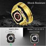 금속 일체형 시계 보호 케이스, Apple Watch 시리즈 SE 2025&6&SE&5&4 44mm용, Apple Watch Ultra 3 / 2 / 1 49mm용, Apple Watch 시리즈 9 / 8 / 7 45mm용