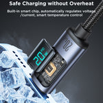 JOYROOM S-CL020A16 20W USB-C / Type-C to 8핀 디지털 디스플레이 고속 충전 데이터 케이블, Type-C to 8핀