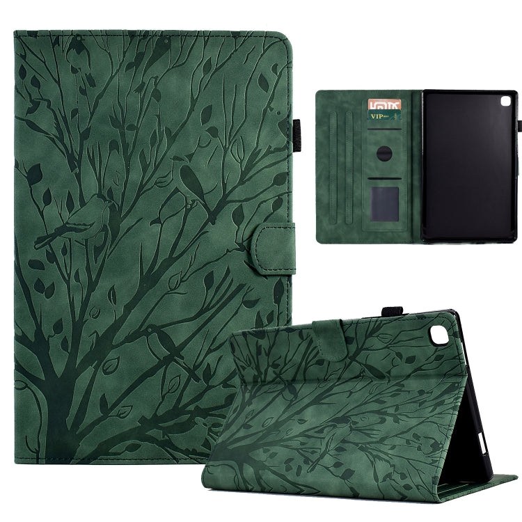 Fortune Tree Pressure Flower PU Tablet Case with Wake-up / Sleep Function, For iPad 10.2 2019 2020 / iPad 10.5 2017 2019, For iPad 10.9 2022 / 2025, For iPad Air / Air 2 / 9.7 2017 2018, For iPad Pro 11 / Air 4 10.9 2020 / Air 5 10.9                   ...