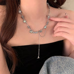Ladies Alphabet Versatile Titanium Steel Necklace Twist Chain, XL2001, XL1951, XL1400, XL1437, XL2010, XL1505, XL1839, XL1864, XL1502, XL1570, XL1170, XL1459, XL1788, XL1780, XL1946, XL1089, XL1958, XL1983, XL1941, XL1944, XL1090, XL1114, XL1791, XL179...