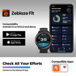 Zeblaze Stratos 2 Lite 1.32인치 IPS 화면 5 ATM 방수 GPS 스마트워치, 심박수 모니터링 / 스포츠 모드 지원, Stratos 2 Lite