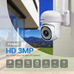 ESCAM PVR007 3MP 스마트 HD WiFi 카메라 풀 컬러 야간 투시 / 모션 감지 / 사운드 알람 / TF 카드 지원, PVR007