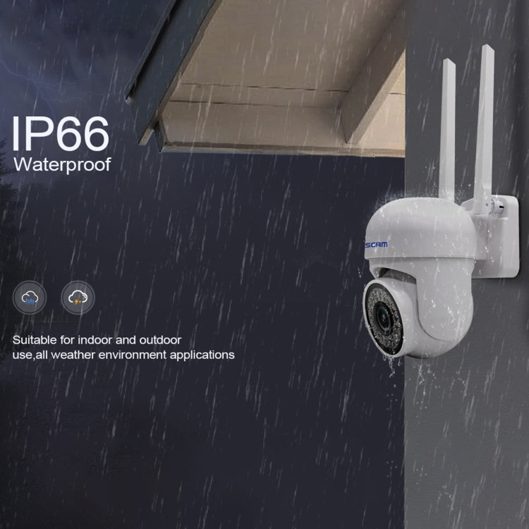 ESCAM PVR007 3MP 스마트 HD WiFi 카메라 풀 컬러 야간 투시 / 모션 감지 / 사운드 알람 / TF 카드 지원, PVR007