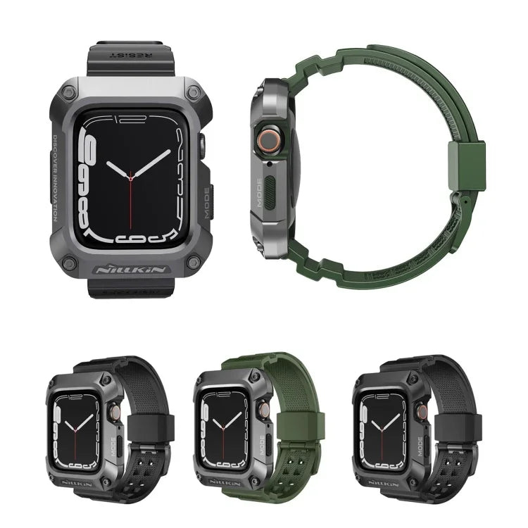 NILLKIN Ruidong 시리즈 합금 + TPU 일체형 시계 밴드, Apple Watch 시리즈 8&7 45mm용