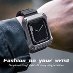 NILLKIN Ruidong 시리즈 합금 + TPU 일체형 시계 밴드, Apple Watch 시리즈 8&7 45mm용