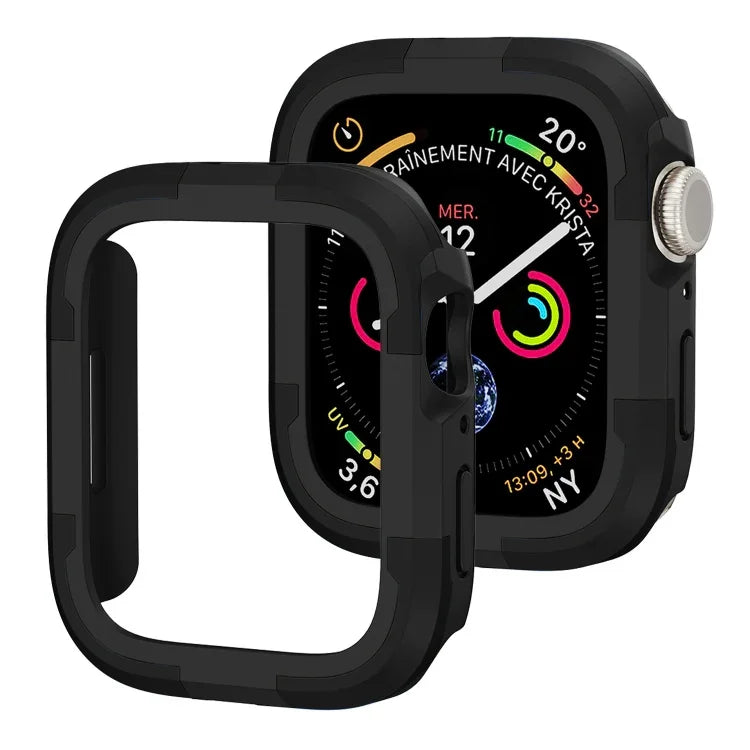 Armor Frame Watch Case, For Apple Watch Series 9 / 8 / 7 41mm, For Apple Watch Series SE 2&6&SE&5&4 44mm, For Apple Watch Series 9 / 8 / 7 45mm, For Apple Watch Ultra 3 / 2 / 1 49mm, For Apple Watch Series SE 2&6&SE&5&4 40mm