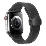 자석 접이식 실리콘 가죽 시계 밴드, Apple Watch 시리즈 8&7 41mm용