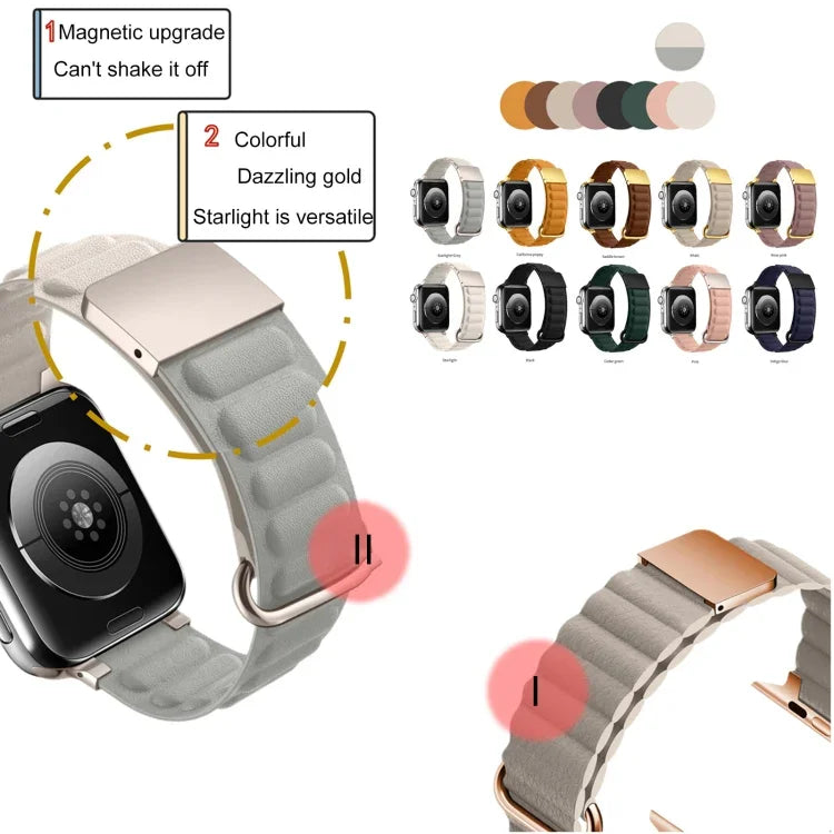 자석 리버스 버클 시계 밴드, Apple Watch 시리즈 8&7 41mm용, Apple Watch 시리즈 8&7 45mm용
