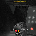 LC16 1.32인치 IP68 방수 스포츠 아웃도어 스마트워치, 블루투스 통화 / 심박수 모니터링 지원
