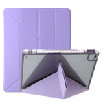 Clear Acrylic Deformation Leather Tablet Case, For iPad 10.2 2021 / 2020 / 10.5