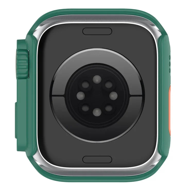 Tempered Film + PC Integrated Watch Protective Case, For Apple Watch Series SE 2 / 6 / SE / 5 / 4 40mm, For Apple Watch Series 9 / 8 / 7 41mm, For Apple Watch Series SE 2 / 6 / SE / 5 / 4 44mm, For Apple Watch Series 9 / 8 / 7 45mm