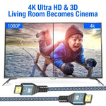 HDMI 2.0 버전 4K 60Hz HD 케이블, 1m, 2m, 3m, 5m