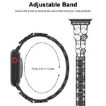 페탈 메탈 다이아몬드 시계 밴드, 애플 워치 SE 2023 44mm, 애플 워치 울트라 49mm, 애플 워치 8 41mm, 애플 워치 8 45mm, 애플 워치 7 41mm, 애플 워치 7 45mm, 애플 워치 SE 2023 40mm, 애플 워치 SE 2022 40mm용