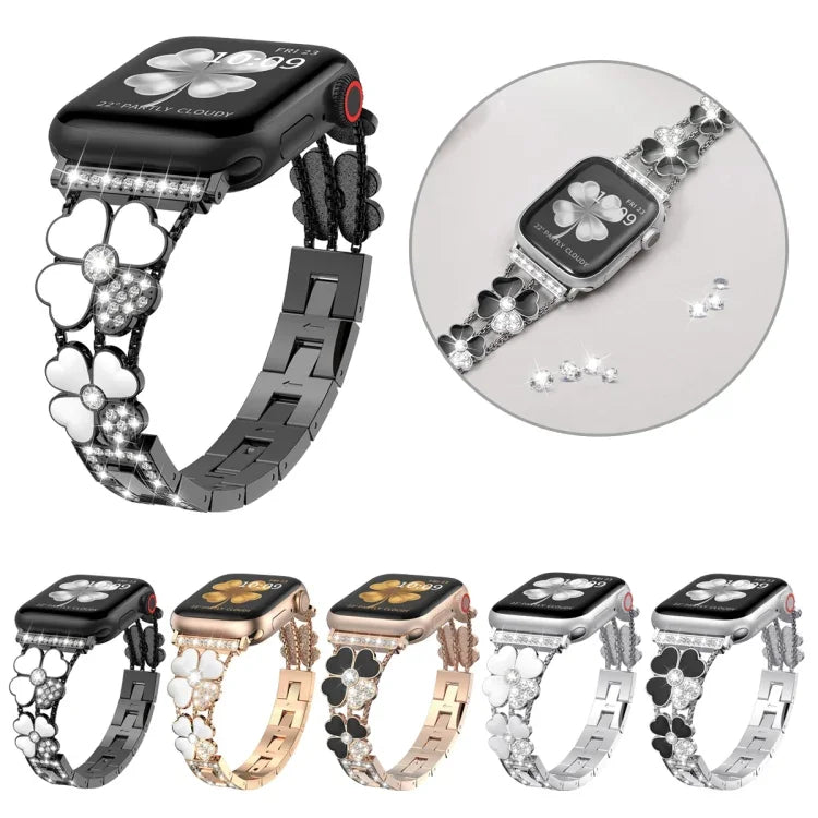 페탈 메탈 다이아몬드 시계줄, 애플 워치 3 38mm, 애플 워치 9 45mm, 애플 워치 3 42mm, 애플 워치 2 38mm, 애플 워치 2 42mm, 애플 워치 38mm, 애플 워치 42mm, 애플 워치 9 41mm용