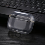 Transparent TPU Soft Earphone Protective Case without Hook, For AirPods Pro without Hook