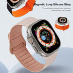 루프 자석 실리콘 시계줄, Apple Watch 시리즈 10 46mm용, Apple Watch 시리즈 10 42mm용, Apple Watch SE 2023 44mm용