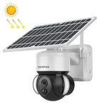 SHIWOJIA IP66 방수 4G 3MP 태양광 돔 IP 카메라, 양방향 오디오 및 PIR 모션 감지 및 야간 시야, EU, AU, US